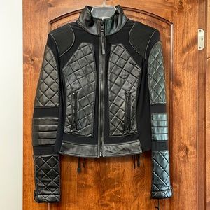 Bland Noir Leather Jacket